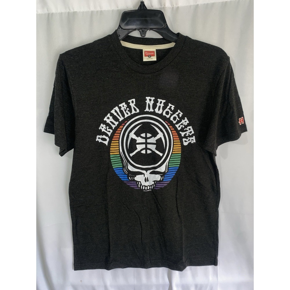 Homage Denver Nuggets The Grateful Dead T Shirt‎ Small NWOT